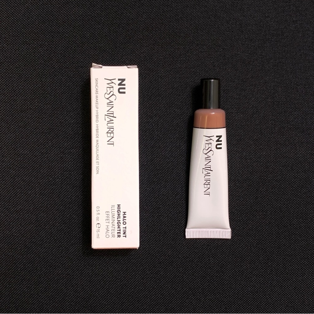 YSL Nu Halo Tint Hydrating Liquid Glow Highlighter — Bronze — Full Size .5 fl oz